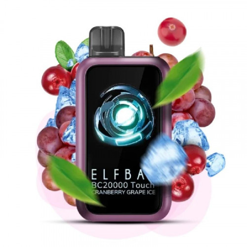 Elf Bar BC20000 Touch - Клюква Виноград Лёд (Cranberry Grape Ice)